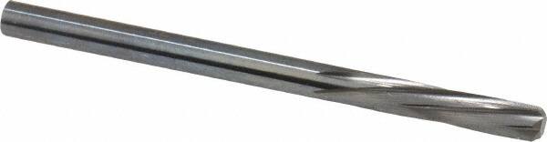 Magafor - 3.749mm Solid Carbide 6 Flute Chucking Reamer - Spiral Flute, 0.1476" Straight Shank, 19/32" Flute Length, 2-1/4" OAL - Exact Tooling