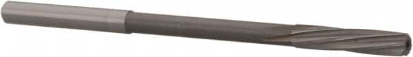 Magafor - #24 Solid Carbide 6 Flute Chucking Reamer - Spiral Flute, 0.158" Straight Shank, 3/4" Flute Length, 2-61/64" OAL - Exact Tooling