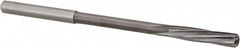 Magafor - 3.8811mm Solid Carbide 6 Flute Chucking Reamer - Spiral Flute, 0.158" Straight Shank, 3/4" Flute Length, 2-61/64" OAL - Exact Tooling