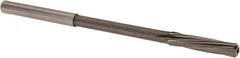 Magafor - 3.9497mm Solid Carbide 6 Flute Chucking Reamer - Spiral Flute, 0.158" Straight Shank, 3/4" Flute Length, 2-61/64" OAL - Exact Tooling