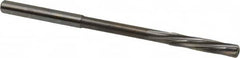 Magafor - 4.32mm Solid Carbide 6 Flute Chucking Reamer - Spiral Flute, 0.177" Straight Shank, 53/64" Flute Length, 3-5/32" OAL - Exact Tooling
