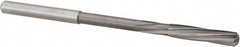Magafor - 4.45mm Solid Carbide 6 Flute Chucking Reamer - Spiral Flute, 0.177" Straight Shank, 53/64" Flute Length, 3-5/32" OAL - Exact Tooling