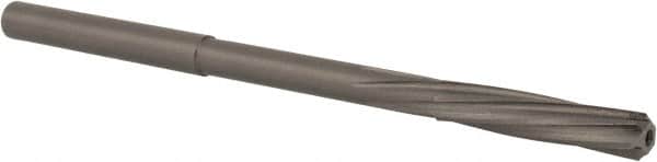 Magafor - #16 Solid Carbide 6 Flute Chucking Reamer - Spiral Flute, 0.177" Straight Shank, 53/64" Flute Length, 3-5/32" OAL - Exact Tooling