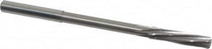 Magafor - 5.62mm Solid Carbide 6 Flute Chucking Reamer - Spiral Flute, 0.216" Straight Shank, 1-1/32" Flute Length, 3-21/32" OAL - Exact Tooling