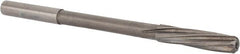 Magafor - 5.63mm Solid Carbide 6 Flute Chucking Reamer - Spiral Flute, 0.216" Straight Shank, 1-1/32" Flute Length, 3-21/32" OAL - Exact Tooling