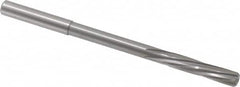 Magafor - 6.74mm Solid Carbide 6 Flute Chucking Reamer - Spiral Flute, 0.276" Straight Shank, 1-7/32" Flute Length, 4-9/32" OAL - Exact Tooling