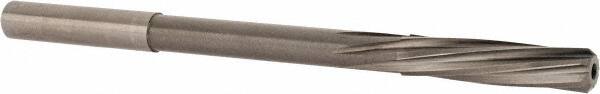 Magafor - 6.98mm Solid Carbide 6 Flute Chucking Reamer - Spiral Flute, 0.276" Straight Shank, 1-7/32" Flute Length, 4-9/32" OAL - Exact Tooling