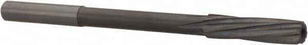 Magafor - 7.52mm Solid Carbide 6 Flute Chucking Reamer - Spiral Flute, 0.276" Straight Shank, 1-7/32" Flute Length, 4-9/32" OAL - Exact Tooling