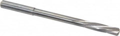 Magafor - 7.7495mm Solid Carbide 6 Flute Chucking Reamer - Spiral Flute, 0.315" Straight Shank, 1-19/64" Flute Length, 4-5/8" OAL - Exact Tooling
