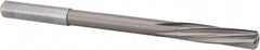 Magafor - 7.7597mm Solid Carbide 6 Flute Chucking Reamer - Spiral Flute, 0.315" Straight Shank, 1-19/64" Flute Length, 4-5/8" OAL - Exact Tooling