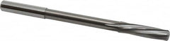 Magafor - 7.9807mm Solid Carbide 6 Flute Chucking Reamer - Spiral Flute, 0.315" Straight Shank, 1-19/64" Flute Length, 4-5/8" OAL - Exact Tooling
