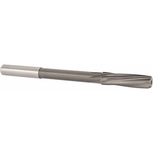 Magafor - 9.55mm Solid Carbide 6 Flute Chucking Reamer - Exact Tooling
