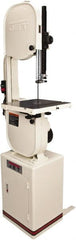 Jet - 13-1/2 Inch Throat Capacity, Variable Speed Pulley Vertical Bandsaw - 1500, 3000 SFPM, 1-1/4 HP, Single Phase - Exact Tooling