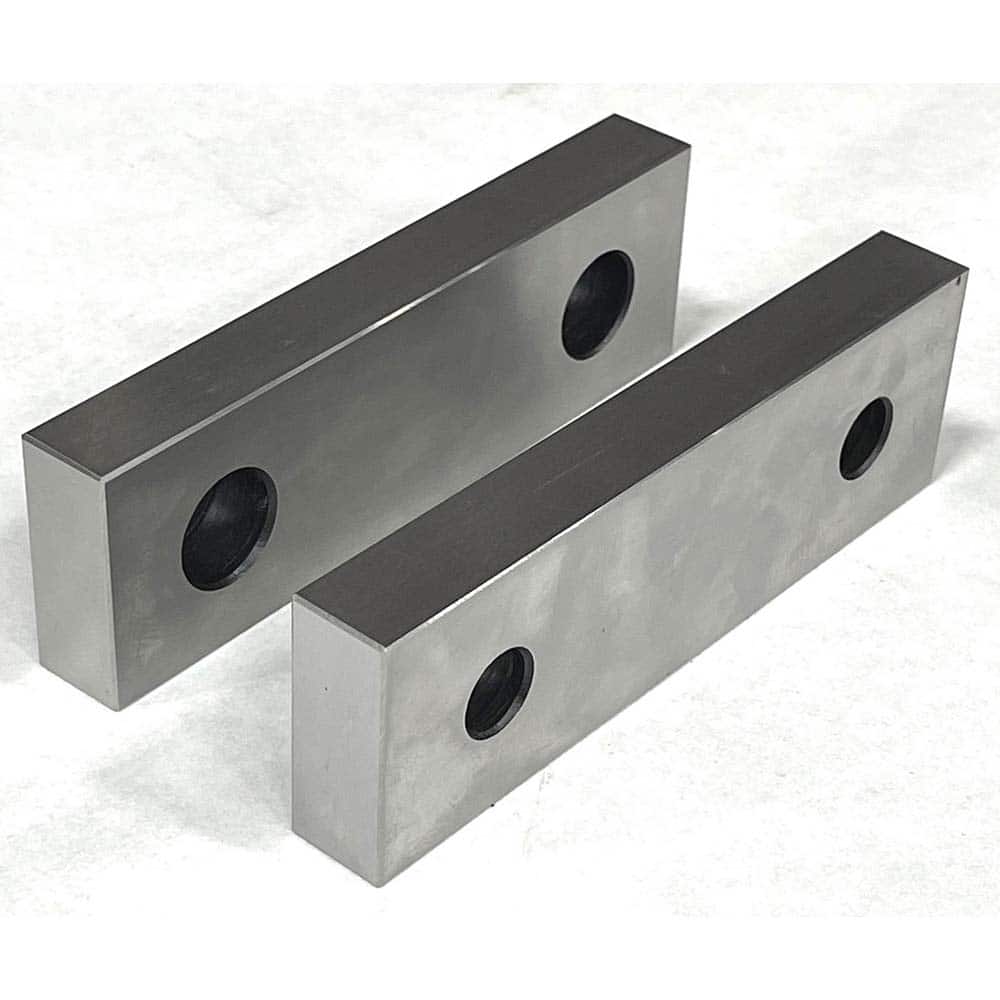 TE-CO - Vise Jaw Sets; Jaw Width (mm): 101.6 ; Jaw Width (Inch): 4 ; Jaw Width (Decimal Inch): 4 ; Set Type: Component Kit ; Material: Steel ; Vise Compatibility: 4" Vises - Exact Tooling