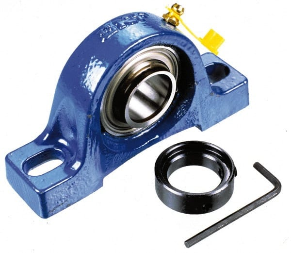 SKF - 1-3/4" ID, Ball Bearing Pillow Block - 1-3/4 Inch Shaft, - Exact Tooling