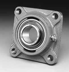 SKF - 2" ID, 4-Bolt Flange - 5-1/8" Btw Mnt Hole Ctrs - Exact Tooling