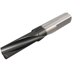 Iscar - 5mm Min Bore Diam, 15mm Max Bore Depth, 6mm Shank Diam, Helical Boring Bar - 0.3mm Corner Radius, Right Hand Cut, Solid Carbide, TiAlN Finish - Exact Tooling