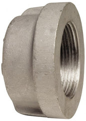 Latrobe Foundry - 3/8" Aluminum Pipe End Cap - 150 psi, F End Connection, Grade 356-F - Exact Tooling