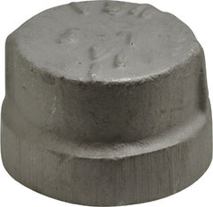 Latrobe Foundry - 1-1/4" Aluminum Pipe End Cap - 150 psi, F End Connection, Grade 356-F - Exact Tooling