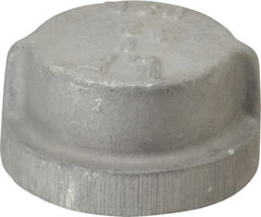 Latrobe Foundry - 1-1/2" Aluminum Pipe End Cap - 150 psi, F End Connection, Grade 356-F - Exact Tooling