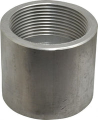 Latrobe Foundry - 2-1/2" Aluminum Pipe Coupling - 150 psi, F End Connection, Grade 6061-T6 - Exact Tooling