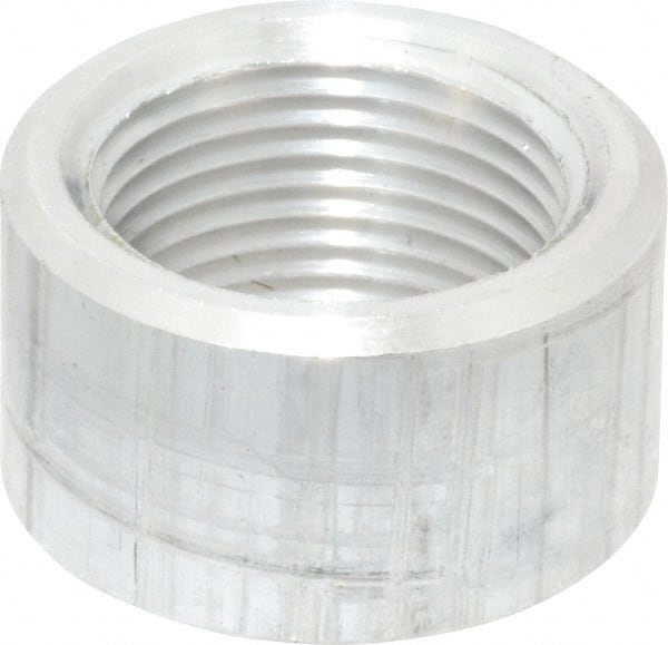 Latrobe Foundry - 3/4" Aluminum Pipe Half Coupling - Exact Tooling
