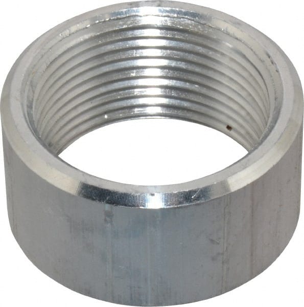 Latrobe Foundry - 1-1/4" Aluminum Pipe Half Coupling - Exact Tooling