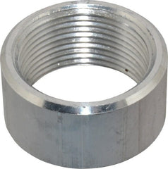 Latrobe Foundry - 1-1/4" Aluminum Pipe Half Coupling - Exact Tooling