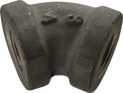 Latrobe Foundry - 3/4" Aluminum Pipe 45° Elbow - 150 psi, F End Connection, Grade 356-F - Exact Tooling