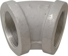 Latrobe Foundry - 2" Aluminum Pipe 45° Elbow - 150 psi, F End Connection, Grade 356-F - Exact Tooling