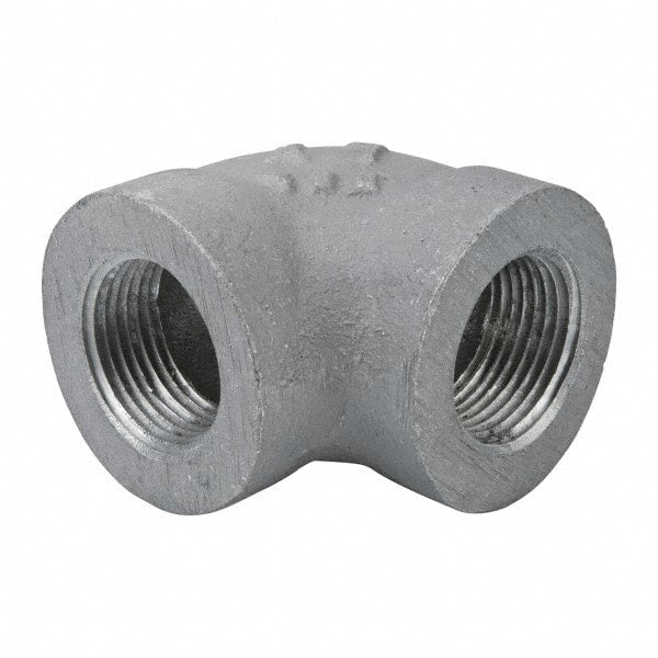 Latrobe Foundry - 3/4" Aluminum Pipe 90° Elbow - 150 psi, F End Connection, Grade 356-F - Exact Tooling