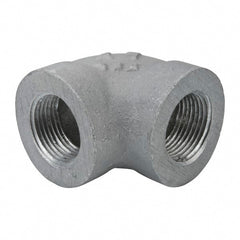 Latrobe Foundry - 3/4" Aluminum Pipe 90° Elbow - 150 psi, F End Connection, Grade 356-F - Exact Tooling