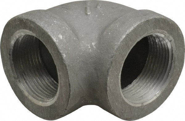 Latrobe Foundry - 1-1/4" Aluminum Pipe 90° Elbow - 150 psi, F End Connection, Grade 356-F - Exact Tooling