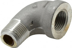 Latrobe Foundry - 1/2" Aluminum Pipe 90° Street Elbow - 150 psi, M x F End Connection, Grade 356-F - Exact Tooling
