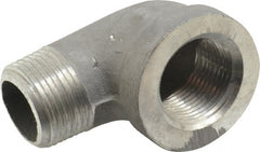 Latrobe Foundry - 1" Aluminum Pipe 90° Street Elbow - 150 psi, M x F End Connection, Grade 356-F - Exact Tooling