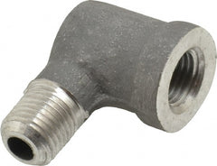 Latrobe Foundry - 1-1/4" Aluminum Pipe 90° Street Elbow - 150 psi, M x F End Connection, Grade 356-F - Exact Tooling