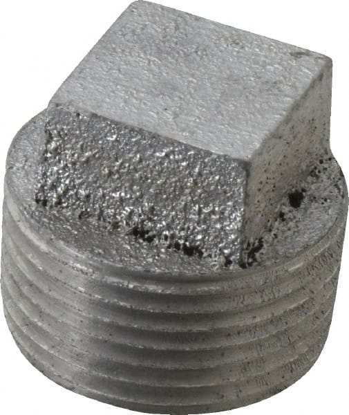 Latrobe Foundry - 1" Aluminum Pipe Square Head Plug - 150 psi, M End Connection, Grade 356-F - Exact Tooling