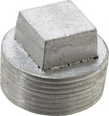 Latrobe Foundry - 1-1/4" Aluminum Pipe Square Head Plug - 150 psi, M End Connection, Grade 356-F - Exact Tooling