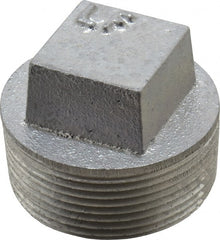 Latrobe Foundry - 1-1/2" Aluminum Pipe Square Head Plug - 150 psi, M End Connection, Grade 356-F - Exact Tooling