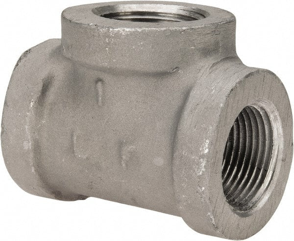 Latrobe Foundry - 1" Aluminum Pipe Tee - 150 psi, F End Connection, Grade 356-F - Exact Tooling