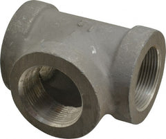Latrobe Foundry - 1-1/2" Aluminum Pipe Tee - 150 psi, F End Connection, Grade 356-F - Exact Tooling