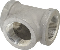 Latrobe Foundry - 2" Aluminum Pipe Tee - 150 psi, F End Connection, Grade 356-F - Exact Tooling