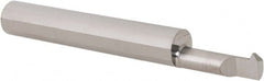 Scientific Cutting Tools - 0.6" Cutting Depth, 14 to 40 TPI, 0.23" Diam, Internal Thread, Solid Carbide, Single Point Threading Bar - Bright Finish, 2-1/2" OAL, 5/16" Shank Diam, 0.055" Projection from Edge, 60° Profile Angle - Exact Tooling