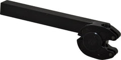 Made in USA - 5 Inch Overall Length x 1 Inch Overall Width, 0.44 Inch Capacity, Right Hand Cut, Scissor and Straddle Type Knurler - 5/16 Inch Diameter, 4-1/2 Inch Shank Length x 1/2 Inch Shank Width x 1/2 Inch Shank Height, Square Shank, BP Series - Exact Tooling