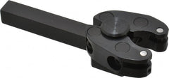 Made in USA - 5 Inch Overall Length x 1-1/8 Inch Overall Width, 0.06 to 3/4 Inch Capacity, Right Hand Cut, Scissor and Straddle Type Knurler - Exact Tooling