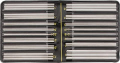 TESA Brown & Sharpe - 48 to 3 TPI, 0.5 to 6mm Pitch, Thread Pitch Diameter Measuring Wire - 48 Pieces - Exact Tooling
