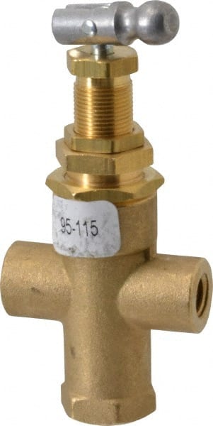 Midwest Control - 95-115 psi Pilot Valve - For Use with Compressed Air Systems, 1.12" Diam x 3.78" High - Exact Tooling