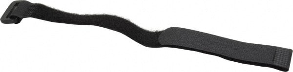 SpeedTech - 12" Long Black Nylon Hook & Loop Strap - 50 Lb Tensile Strength - Exact Tooling