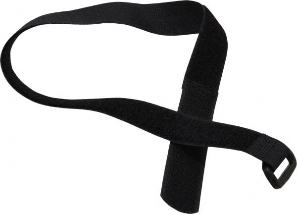 SpeedTech - 18" Long Black Nylon Hook & Loop Strap - 50 Lb Tensile Strength - Exact Tooling