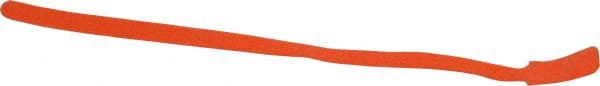 SpeedTech - 13" Long Orange Nylon & Polyethylene Mountable Cable Tie - 40 Lb Tensile Strength, 3-1/4" Max Bundle Diam - Exact Tooling